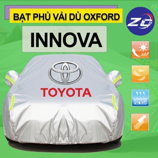 Bạt trùm xe ô tô 7 chỗ TOYOTA INNOVA vải dù oxford cao cấp áo trùm che phủ xe hơi, bạc phủ xe ô tô chống nóng,mưa,