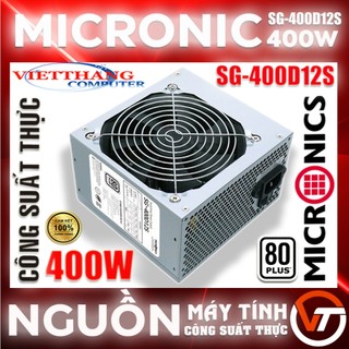 Nguồn máy tính 400w công suất thực micronics sg-400d12s chuẩn 80 plus white nguồn tháo máy korea còn đẹp