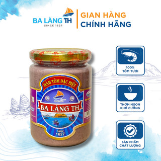 Mắm Tôm Đặc Biệt Ba Làng TH 350gr Lọ Thủy Tinh