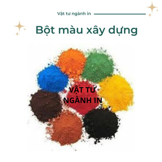 100 gram Bột màu xây dựng pha màu thạch cao, pha vôi quét, pha màu cho keo chà ron, tạo màu trên gạch, vỉa hè, chậu cây