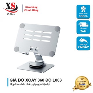 Giá Đỡ Xoay 360 độ L003, Hợp Kim Chắc Chắn, Gấp Gọn, Cho Máy Tính Bảng - XS Store
