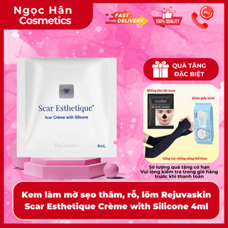 Sample Kem làm mờ sẹo thâm, rỗ Rejuvaskin Scar Esthetique Crème with Silicone 4ml - Ngochan Cosmetics