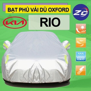 Bạt trùm xe ô tô KIA RIO vải dù oxford cao cấp áo trùm che phủ xe hơi, bạc phủ xe ô tô chống nóng,mưa,bụi