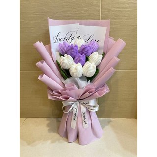  Cốt Cắm Hoa To 9 - 11 Bông Sáp, 5 Bông Kẽm Nhung, Cốt Giấy Xốp Hàn Sẵn - VN98 Flowers