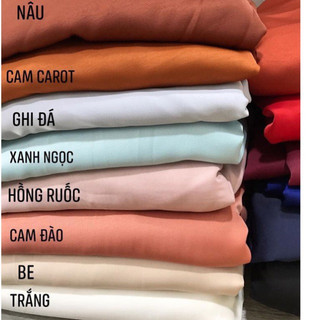 vải đũi lụa hàng châu suôn mềm dày dặn may váy,quần xuông,áo dài