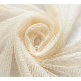 Vải voan lưới màu kem mềm đẹp 1m x 1,7m