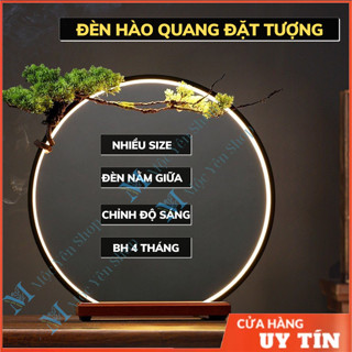  Kệ đèn led đặt tượng  NHIỀU SIZE~ĐÈN NẰM GIỮA   sử dụng chân cắm USB- đèn led hào quang trang trí tượng phật lũa kiểng 