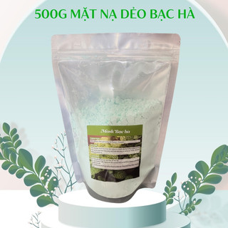 500g mặt nạ bạc hà, hoa hồng collagen handmade