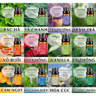 Tinh Dầu Xông Phòng Thiên Nhiên Cao Cấp 10ml, hương thơm dịu nhẹ, không gây nhức đầu