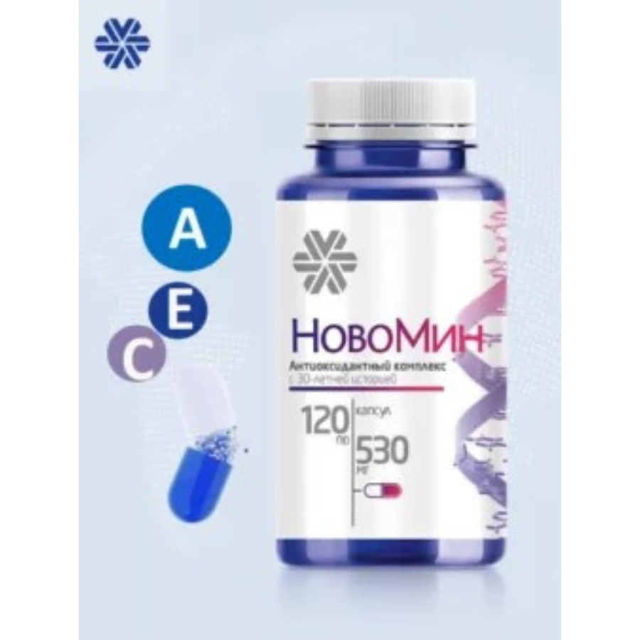 [ Hobomin ] Viên uống phục hồi tế bào khỏe mạnh Siberian Novomin Formula 4 – 120 viên/lọ