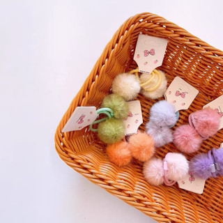 Cột tóc cục bông siêu êm đáng yêu cho bé
