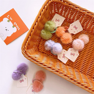 Cột tóc cục bông siêu êm đáng yêu cho bé