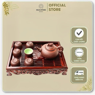 Khay trà minh hải giả gỗ - dáng nan tre , cao cấp , bền bỉ , sang trọng