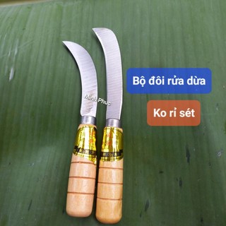 Bộ 2 dao rửa dừa , dụng cụ vệ sinh dừa