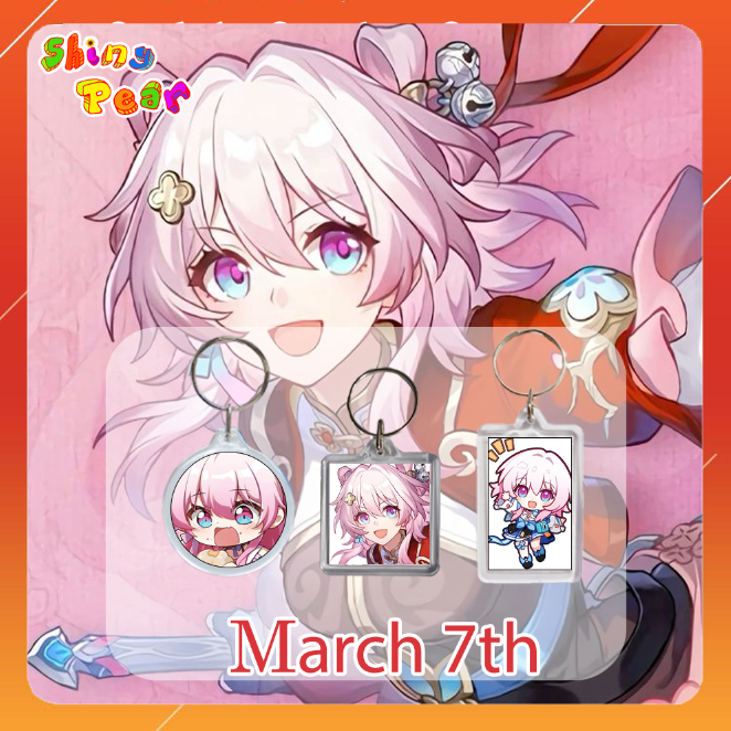 [Honkai Star Rail] - Móc khóa | Móc chìa khóa March 7th/ March 7/ M7 - Tỉnh mộng ngày đông làm quà t