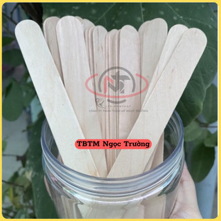 10 Que gỗ phết sáp wax lông 15cm