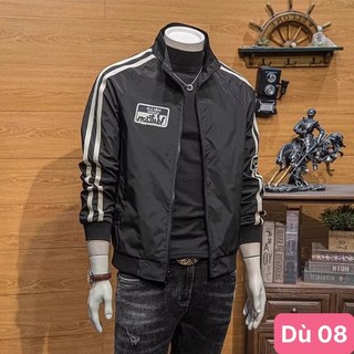 Áo khoác dù nam màu đen chất liệu gió 2 lớp cao cấp dáng from bóng chày bomber đẹp HD002 Nhiều mẫu mới