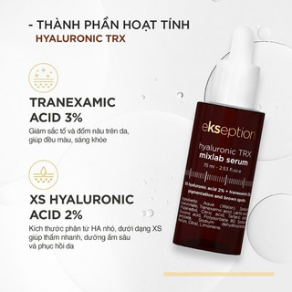 Tinh Chất Ekseption Hyaluronic TRX Mixlab Hỗ Trợ Sáng Da Mờ Nám Fullsize 75ml