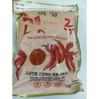Ớt Bột Hàn Quốc Cánh Mịn gói 1kg chuyên dùng trong đồ Hàn