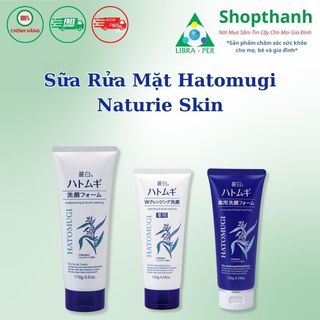 Sữa rửa mặt trắng da ý dĩ Hatomugi Naturie Nhật Bản
