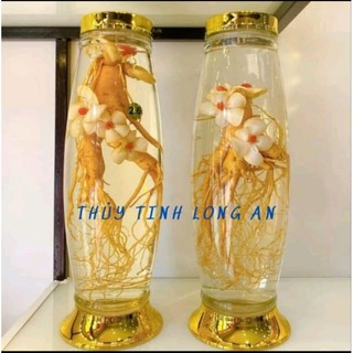 Bình ngâm sâm thủy tinh cao cấp phú hòa 2,6 lít , 7,6 lít ,14,6 lít