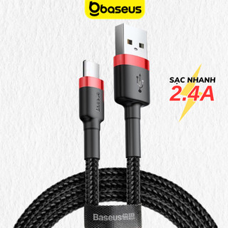 Cáp sạc nhanh Baseus Cafule dây dù chống đứt gãy siêu bền cho 7 8  X 11 12 (dài 1m 2m)