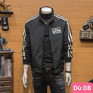  Áo khoác dù nam nữ màu đen 3 sọc chất liệu dù gió 2 lớp cao cấp dáng form bóng chày bomber đẹp Havado M8 mẫu mới 