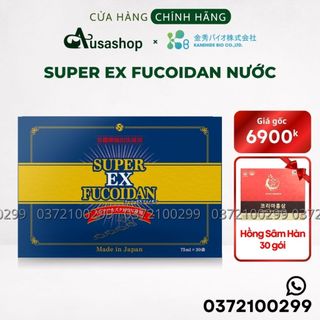 Super ex fucoidan agaricus linh chi cao cấp hỗ trợ ngăn ngừa ung thư hiệu quả