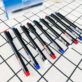 Bút gel 0.5mm mực đen/ xanh/ đỏ B45 Zentel Aihao bút ngòi kim nét đẹp