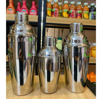 Bình lắc shaker pha chế cocktail, trà sữa inox cao cấp - bách hóa nguyên liệu