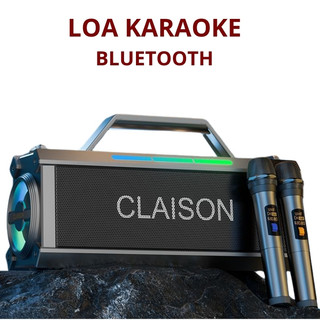 Loa Karaoke Bluetooth kèm Micro Claison Âm Thanh Vòm Sống Động, Loa Hát Karaoke Xách Tay
