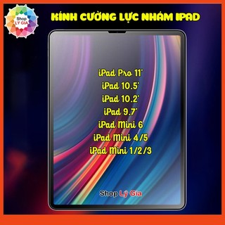 Kính cường lực nhám chống bám vân tay cho iPad Pro 11'/13' M4, Air 1/2/3/4/5/6, Mini 1/2/3/4/5/6, Gen 5/6/7/8/9/10