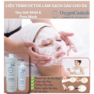 [Full 500ml - Chiết 100ml] MẶT NẠ SỦI BỌT THẢI ĐỘC PORE MASK OXYGEN