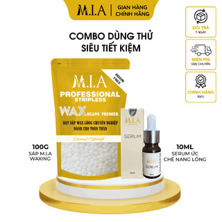 Sáp Wax Lông Cao Cấp, Siêu Bám Lông [100gr sáp + 10ml mỡ trăn]