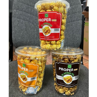 Bắp rang bơ proper corn các vị phomai/đường đen/caramel hộp khổng lồ- hạt bắp to bự, giá tiết kiệm, hương vị tngon