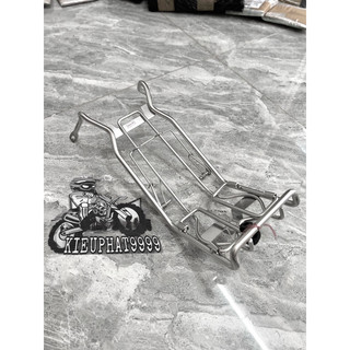 Baga wave alfa Rs @ S100 2006-2016 inox dày 10li có xếp ốc đệm