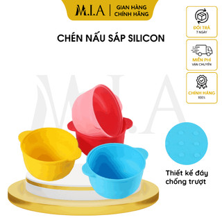 Chén - Lồng Nối Silicon Nấu Sáp Chống Dính, Chén Nấu Sáp Wax Lông