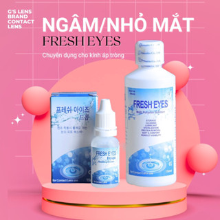Nước Ngâm / Nhỏ Mắt Chuyên Dụng Cho Lens Thương Hiệu Fresh Eye Xanh Hồng