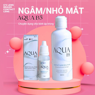 Sỉ Nước Ngâm Nhỏ Mắt Chuyên Dụng Kính Áp Tròng Aqua B5 (Thiết Kế Mới)
