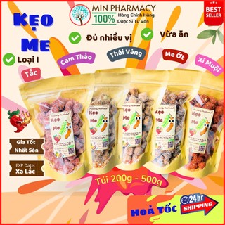 1kg Kẹo me xí muội, me tắc, me cam thảo, me ớt, me Thái vàng - Minpharmacy