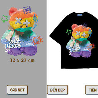 Hình dán nhiệt lên quần áo, sticker dán áo ép nhiệt công nghệ cao in pet sắc nét, ủi trực tiếp lên quần áo 28