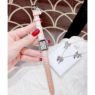 Đồng hồ nữ scotie dây da _máy nhật- size 28mm