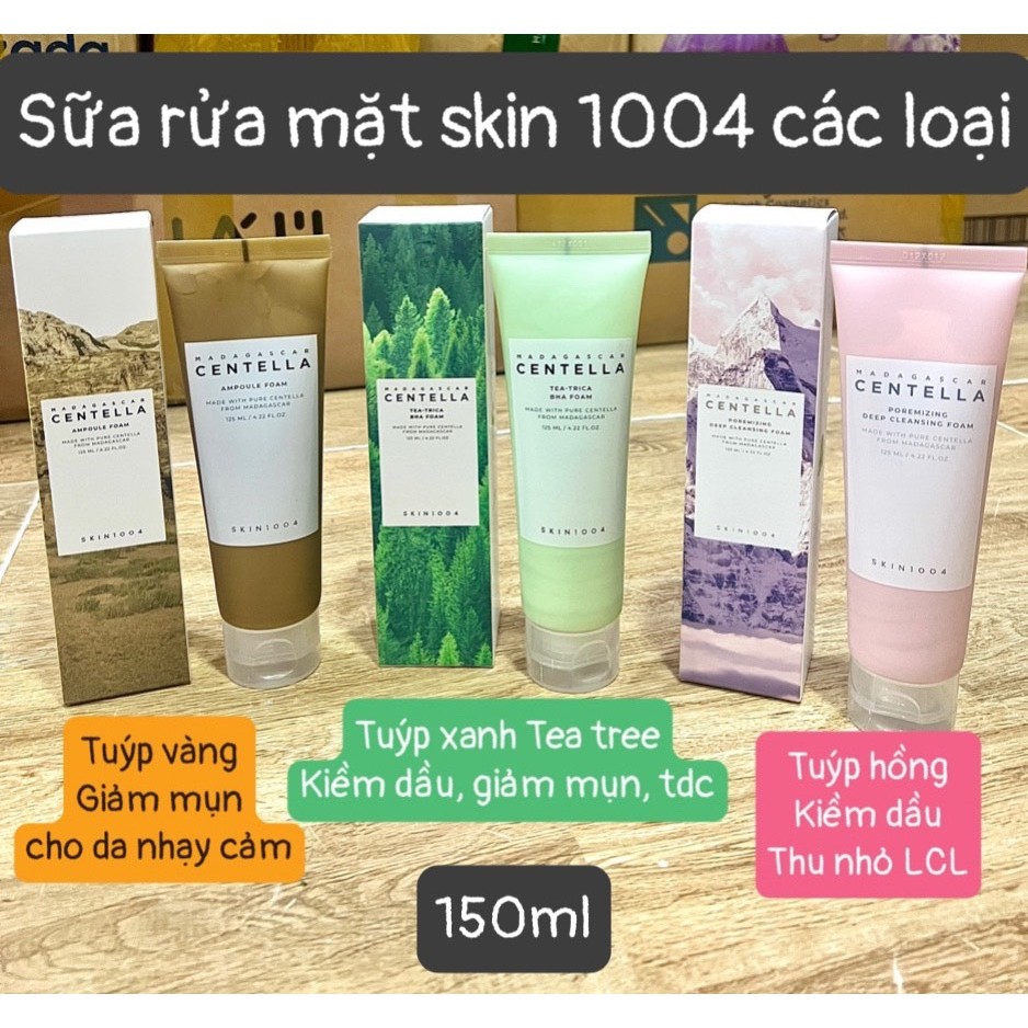 (chính hãng) Sữa Rửa Mặt #SKIN1004 🍅🌼𝐌𝐚𝐝𝐚𝐠𝐚𝐬𝐜𝐚𝐫 𝐂𝐞𝐧𝐭𝐞𝐥𝐥𝐚 𝐀𝐦𝐩𝐨𝐮𝐥𝐞 𝐅𝐨𝐚𝐦