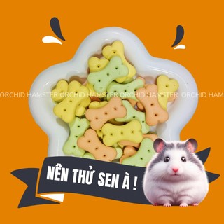 Bánh xương bánh bi sữa rau củ cho hamster