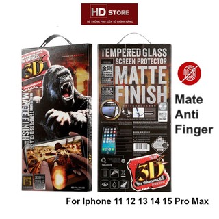 Kính Cường lực Iphone Nhám Game Chống vân tay mồ hôi Gaming AG hãng WK 11 12 13 14 15 Pro Max Plus HD Store