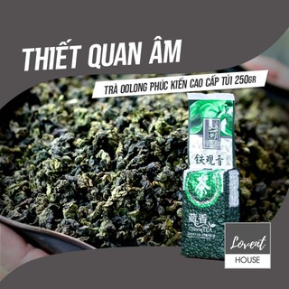 Trà Oolong Phúc Kiến Thiết Quan Âm 250g, hương thơm hoa lan thanh mát, hậu vị ngọt thanh