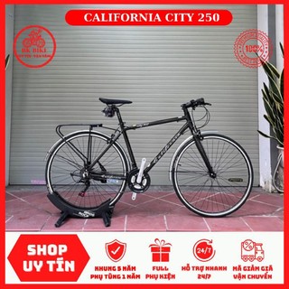 Xe Đạp Thể Thao California City 250 | Khung Nhôm, Groupset Shimano, Full Baga - Chắn bùn