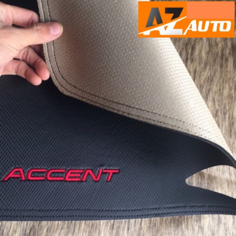 ThảM Taplo Accent 2018-2023 ( Da Carbon Cao Cấp)