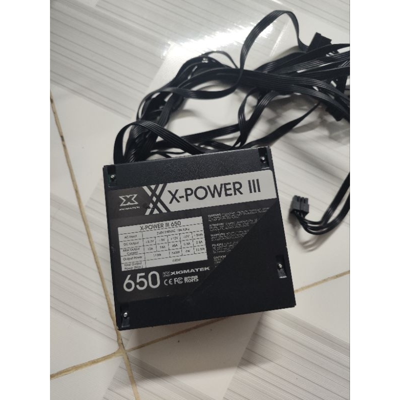 nguồn xigmatek xpower x650 hỏng.