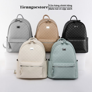Balo nam nữ kẻ caro Da PU hotrend size 40 cao cấp, chống thấm nước.
